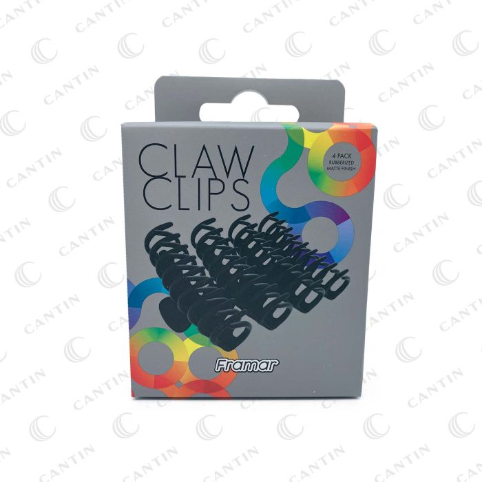 CLAW CLIPS NOIRE (4) FRAMAR