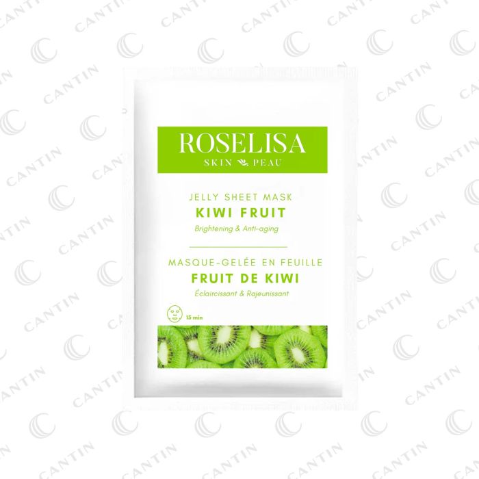 MASQUE EN FEUILLE EN GELÉE KIWI FRUIT (1 UNITÉ) ROSELISA