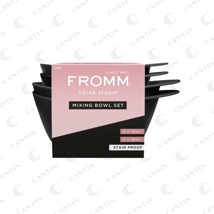 ENSEMBLE DE BOLS À COLORATION NOIR (4)  #F9468 FROMM